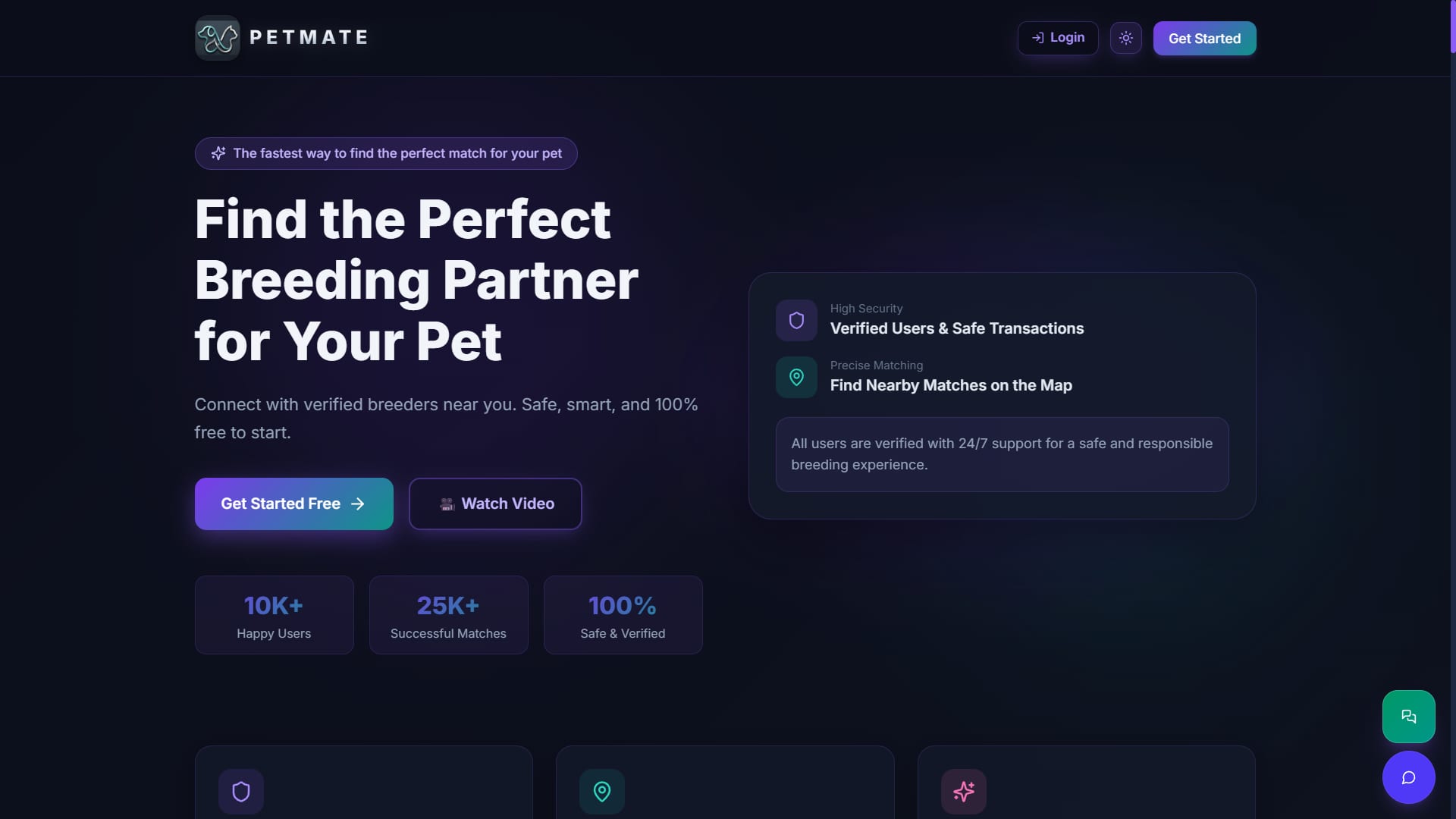 PetMate — pet breeding matchmaking platform